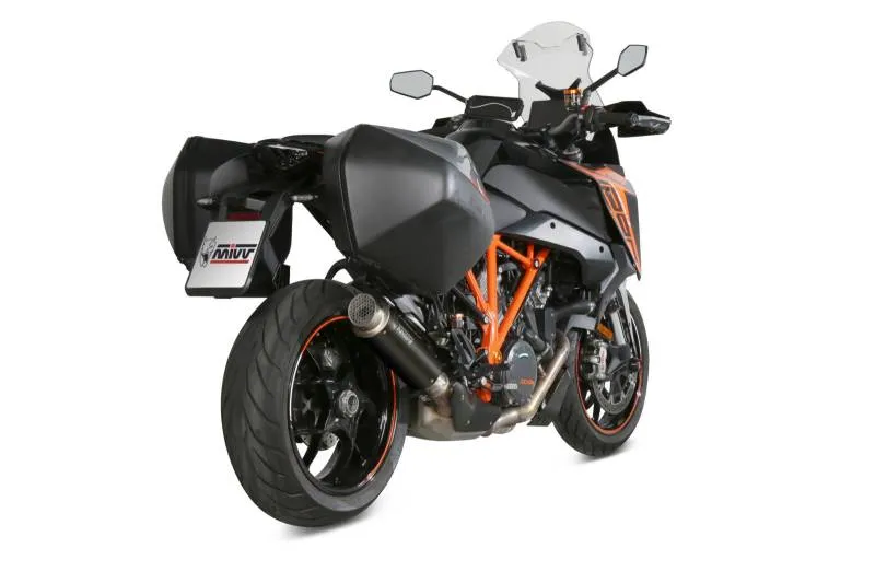 MIVV Slip-On GP Pro Black Stainless Steel Exhaust For KTM 1290 SUPERDUKE GT  2016 - 2022