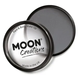 Moon Creations Pro Face Paint Cake Pot, Dark Grey