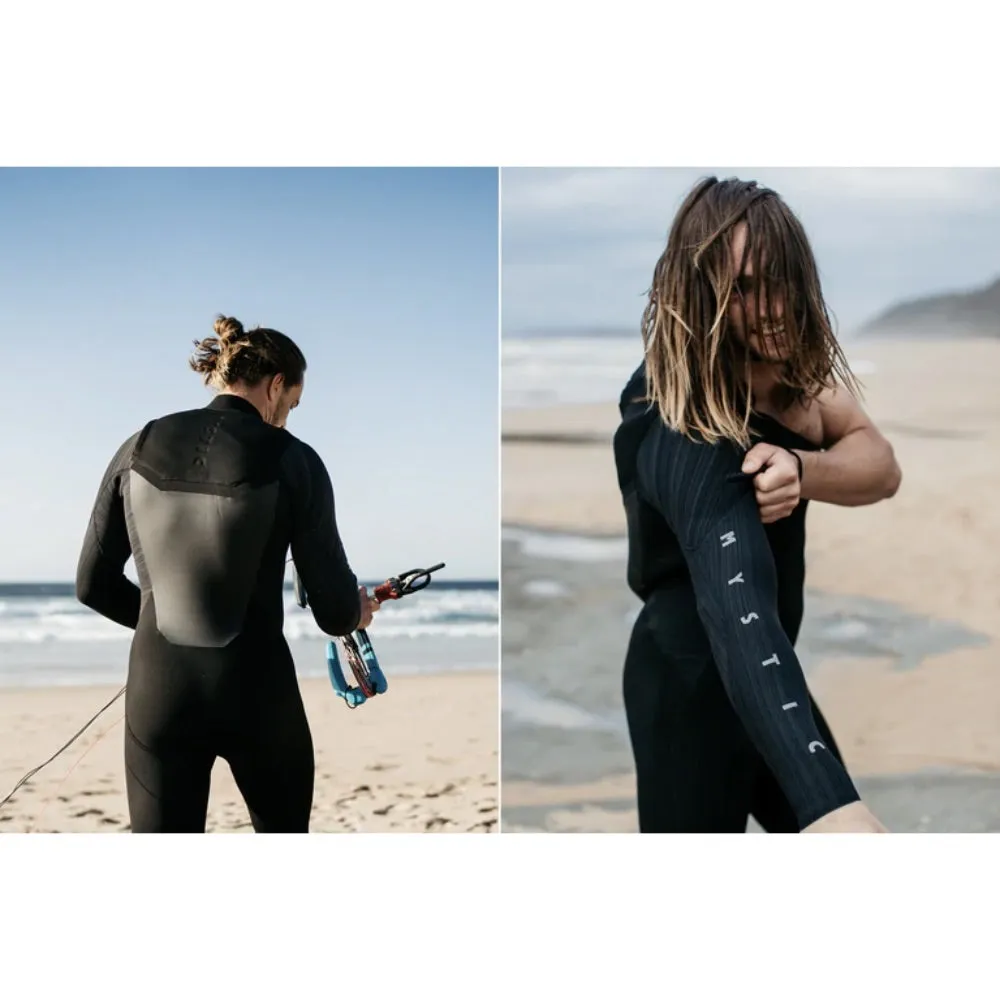 MYSTIC MAJESTIC 4/3 CHEST ZIP BLACK