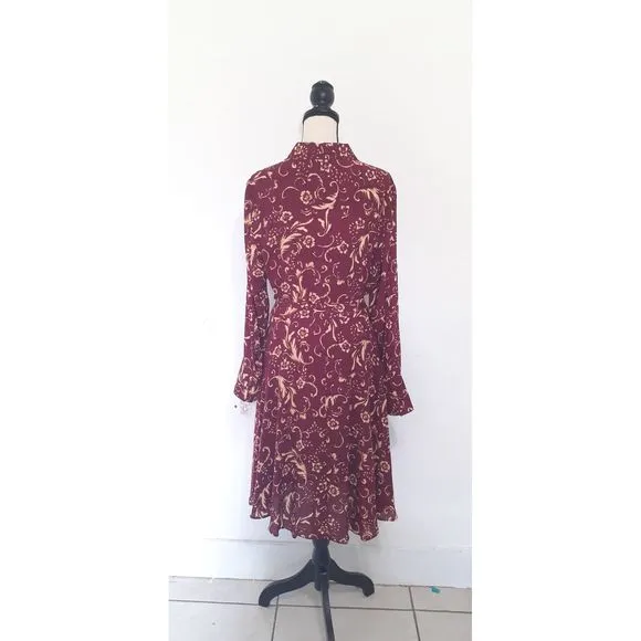Nanette Lepore  Shirtdress with Belt Sz 14
