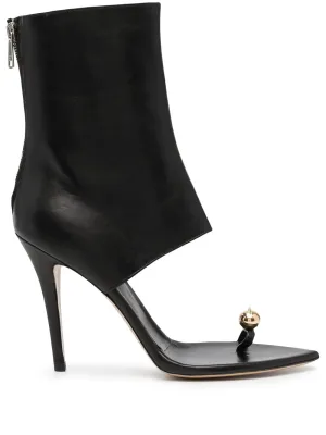 Natasha Zinko open-toe high-heeled boots