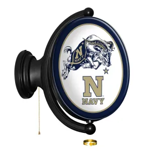 Navy Midshipmen: Original Oval Rotating Lighted Wall Sign
