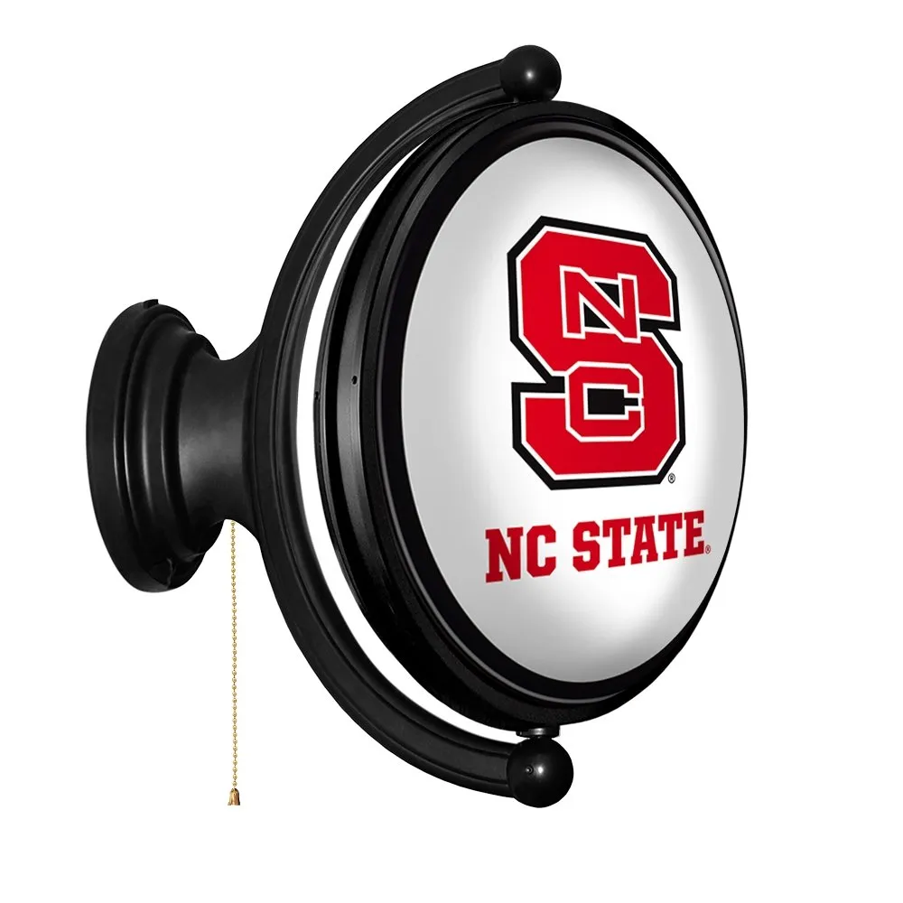 NC State Wolfpack: Original Oval Rotating Lighted Wall Sign