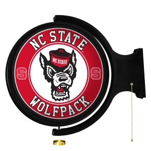 NC State Wolfpack: Tuffy's Face - Original Round Rotating Lighted Wall Sign