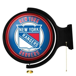 New York Rangers: Original Round Rotating Lighted Wall Sign