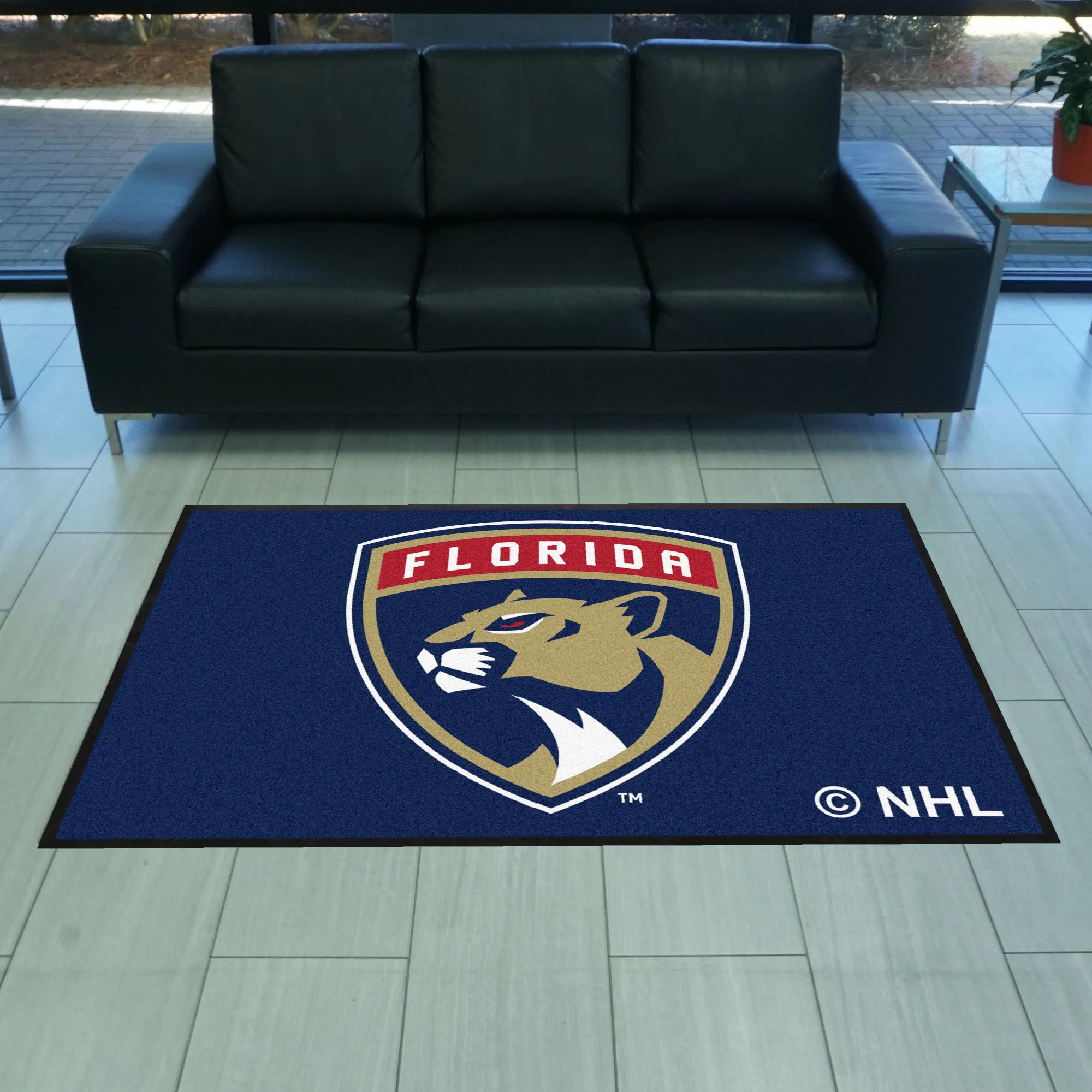 NHL - Florida Panthers 4X6 Logo Mat - Landscape