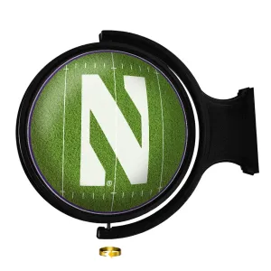 Northwestern Wildcats: On the 50 - Rotating Lighted Wall Sign