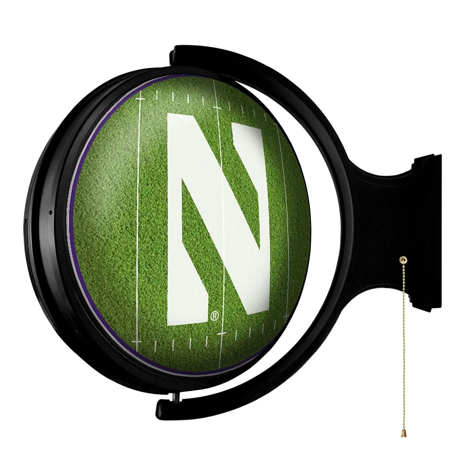 Northwestern Wildcats: On the 50 - Rotating Lighted Wall Sign