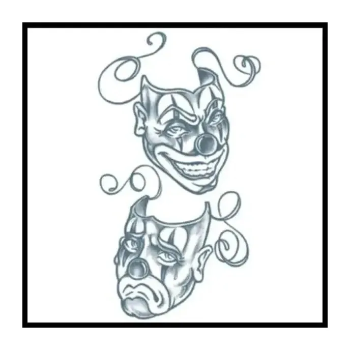Now And Later Prison Temporary Tattoos