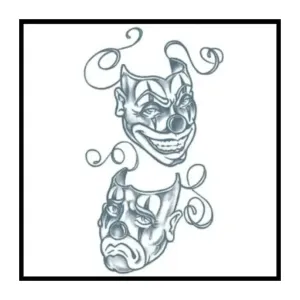 Now And Later Prison Temporary Tattoos