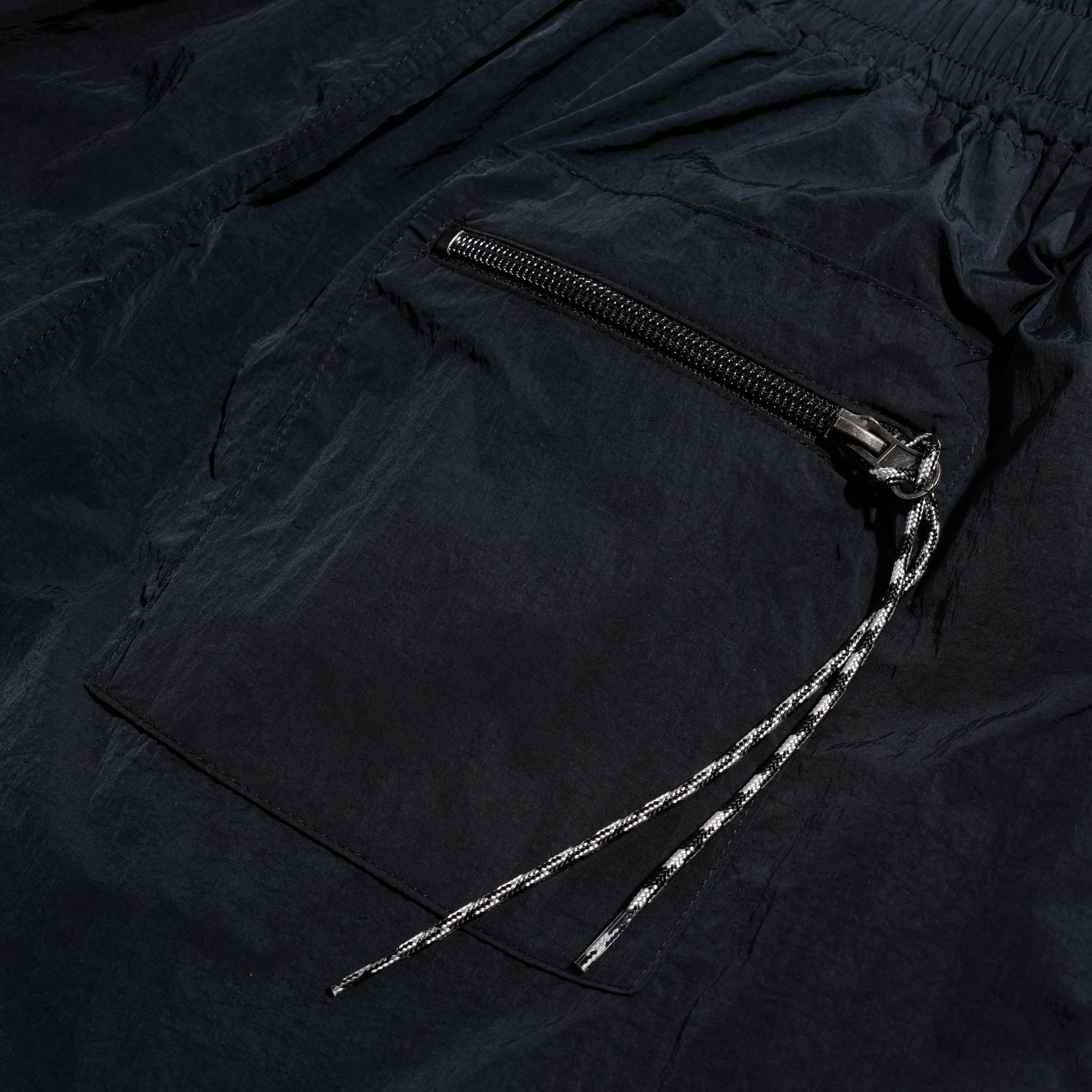 Nylon Track Pants Black NP30700