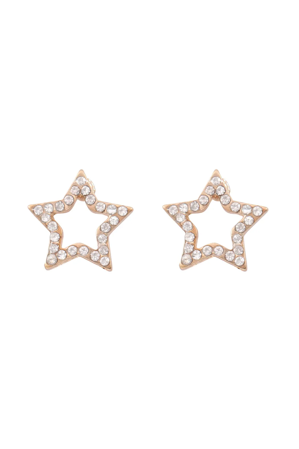 OEA845 - OPEN STAR POST EARRINGS