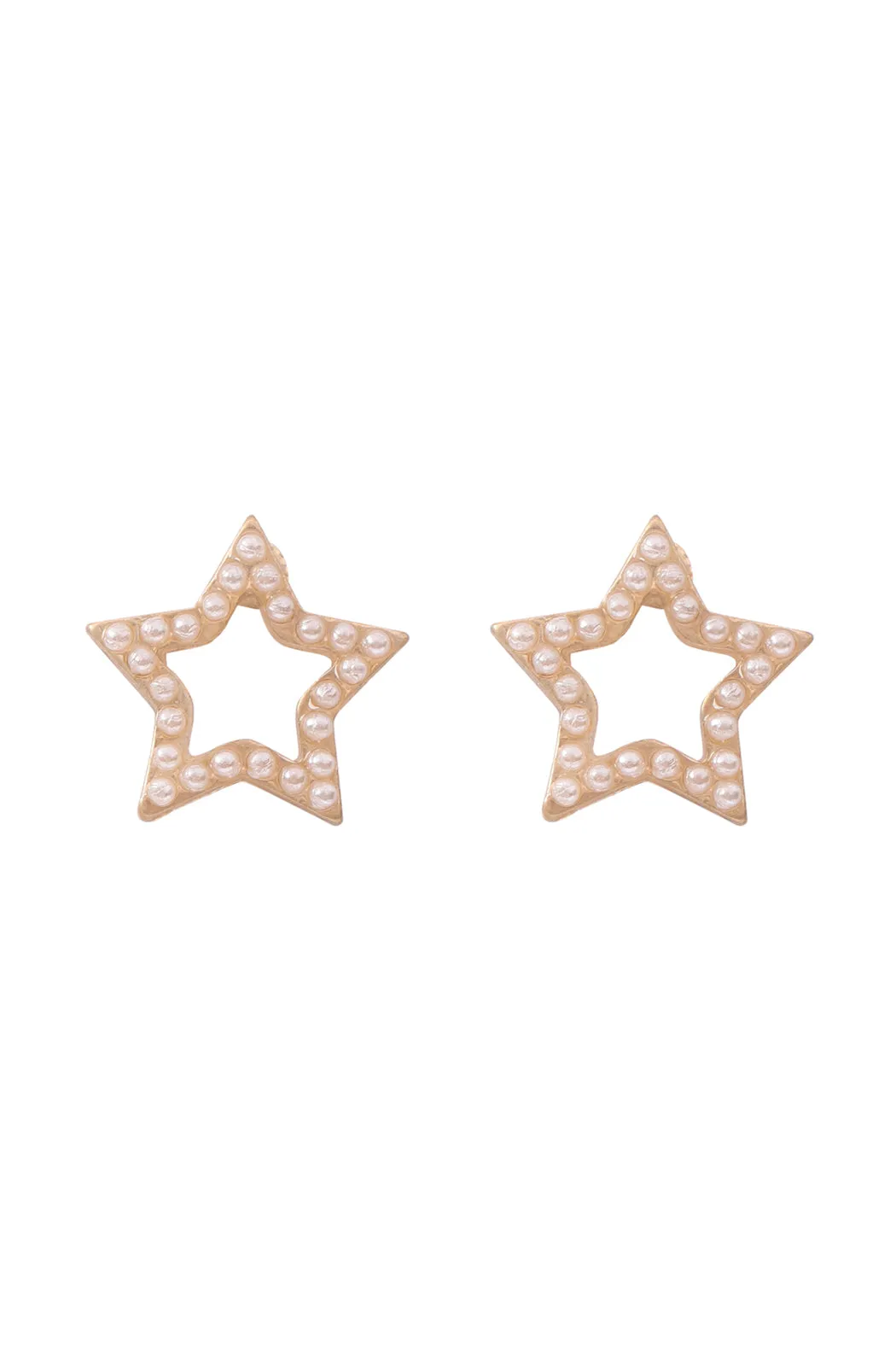 OEA845 - OPEN STAR POST EARRINGS