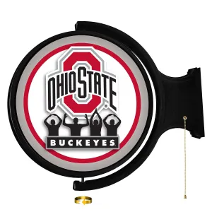 Ohio State Buckeyes: O-H-I-O - Original Round Rotating Lighted Wall Sign