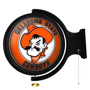 Oklahoma State Cowboys: Pete - Original Round Rotating Lighted Wall Sign