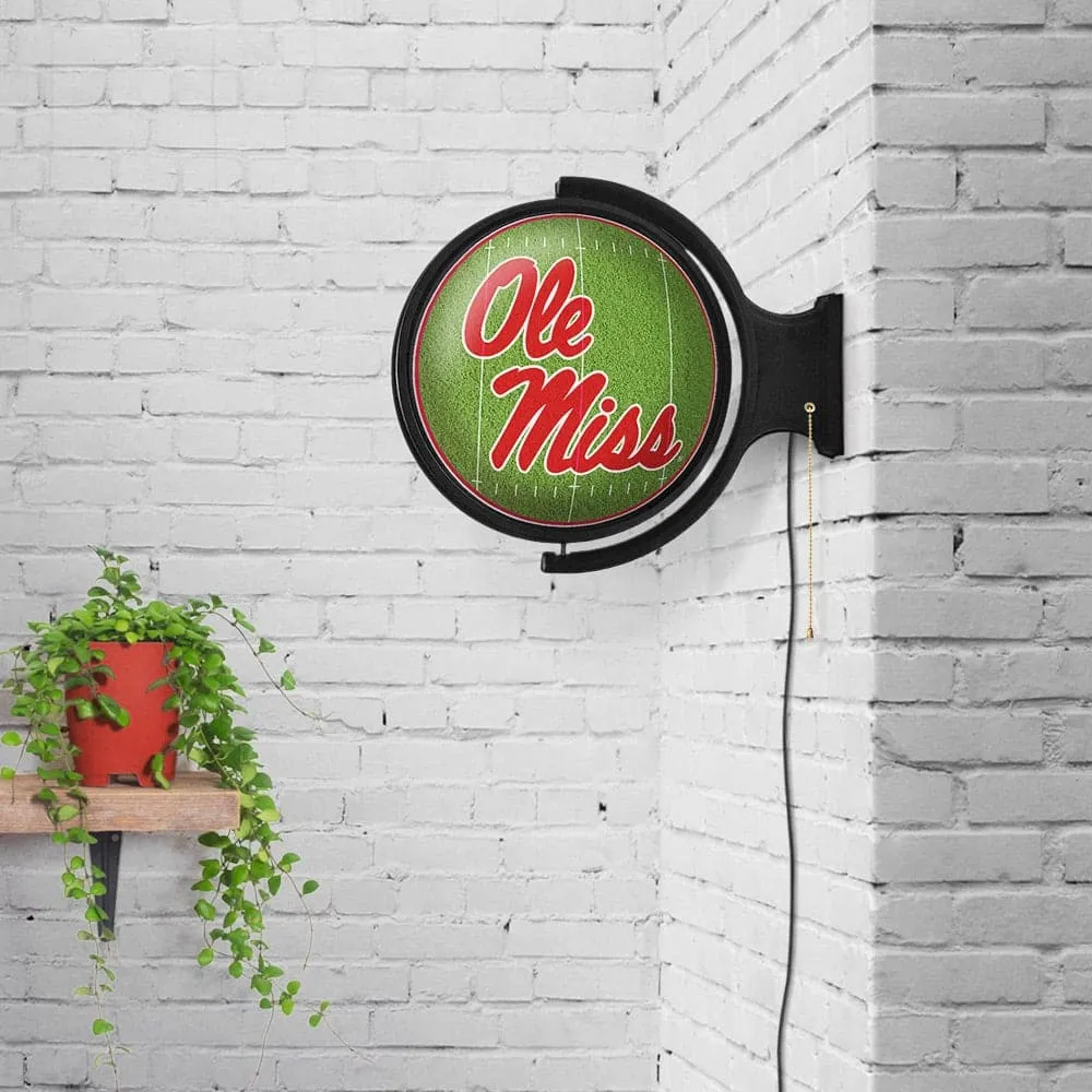 Ole Miss Rebels: On the 50 - Rotating Lighted Wall Sign