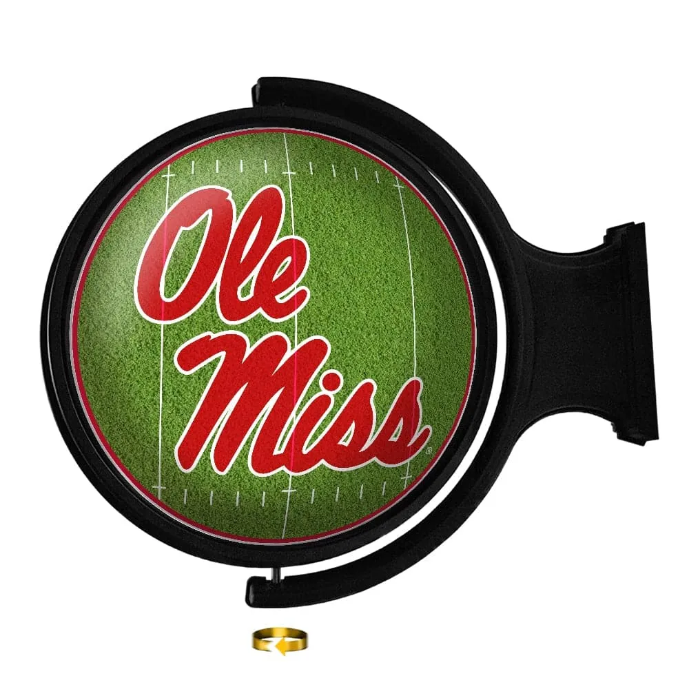 Ole Miss Rebels: On the 50 - Rotating Lighted Wall Sign