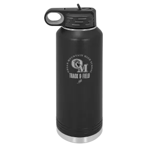 OMHS T&F 40 oz. Laser Engraved Water Bottle