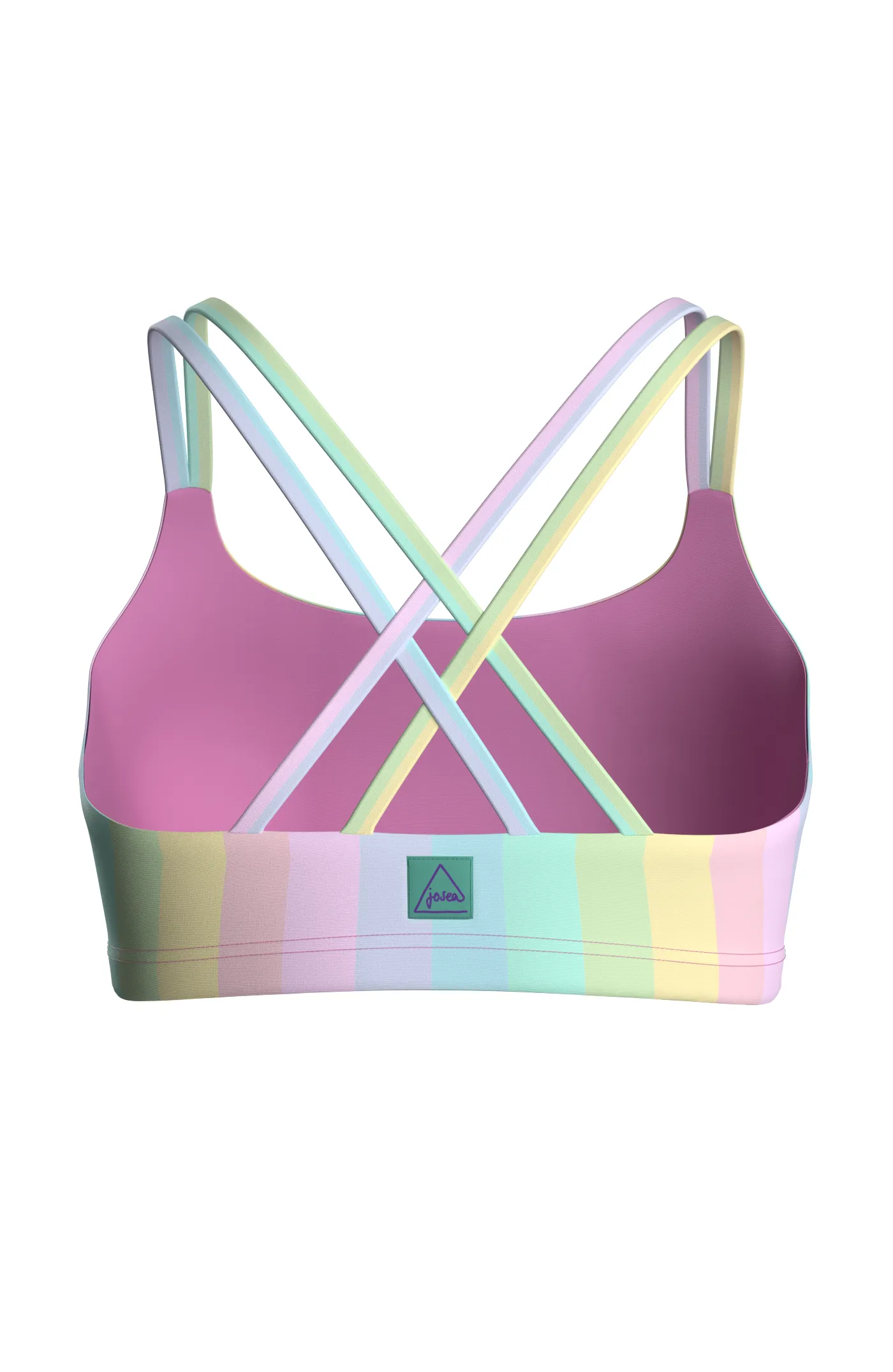 One Eye Top - pastel rainbow