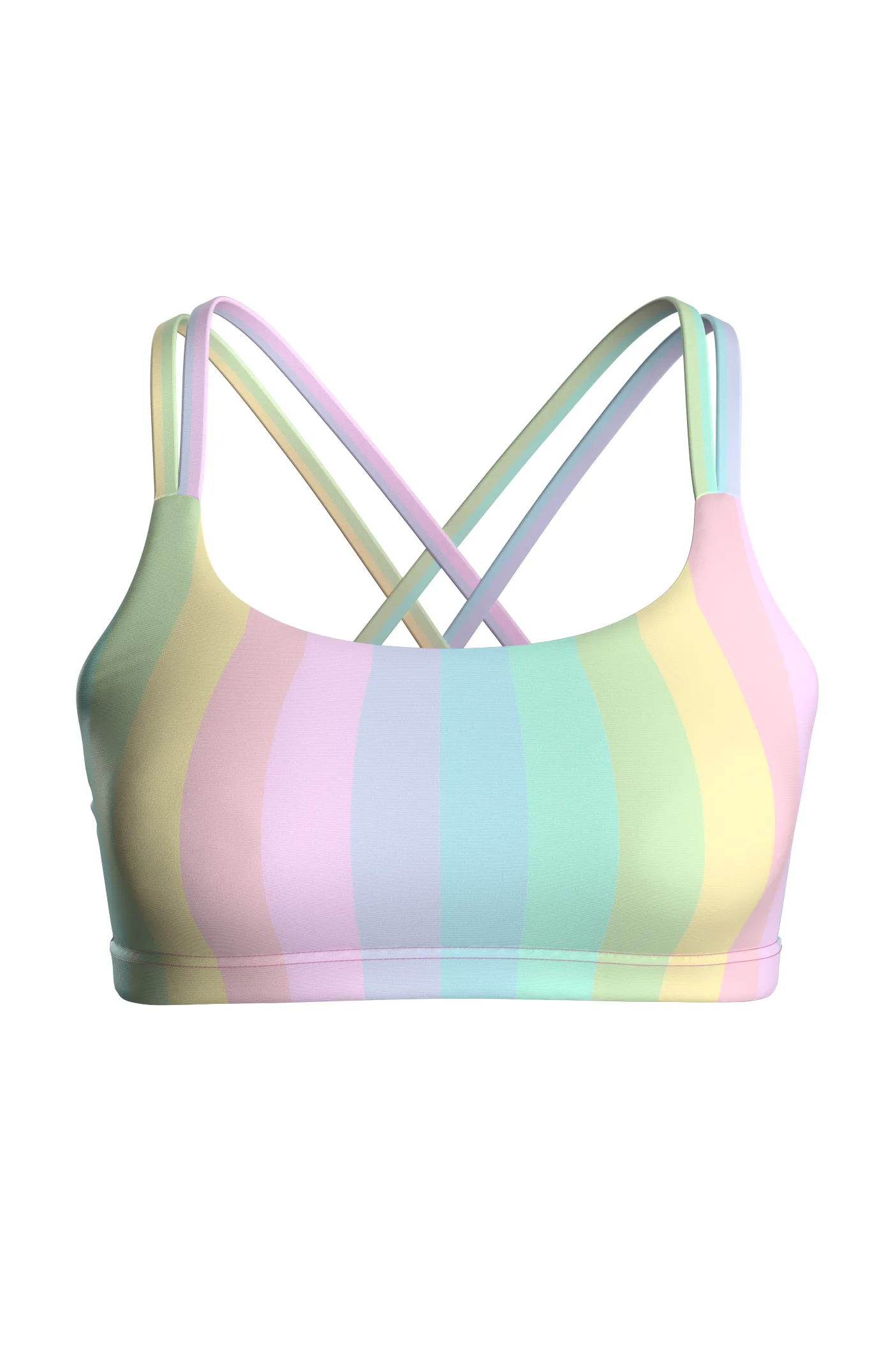 One Eye Top - pastel rainbow