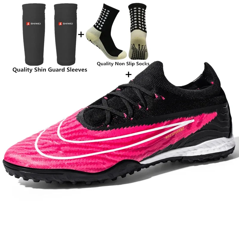 Original Men Soccer Cleats Women Soccer Shoes Sneakers Futsal Training Football Shoes for Boy Free Shipping Fast Football Boots