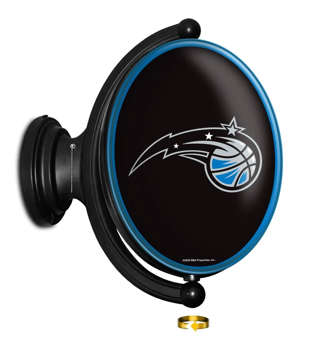 Orlando Magic: Original Oval Rotating Lighted Wall Sign