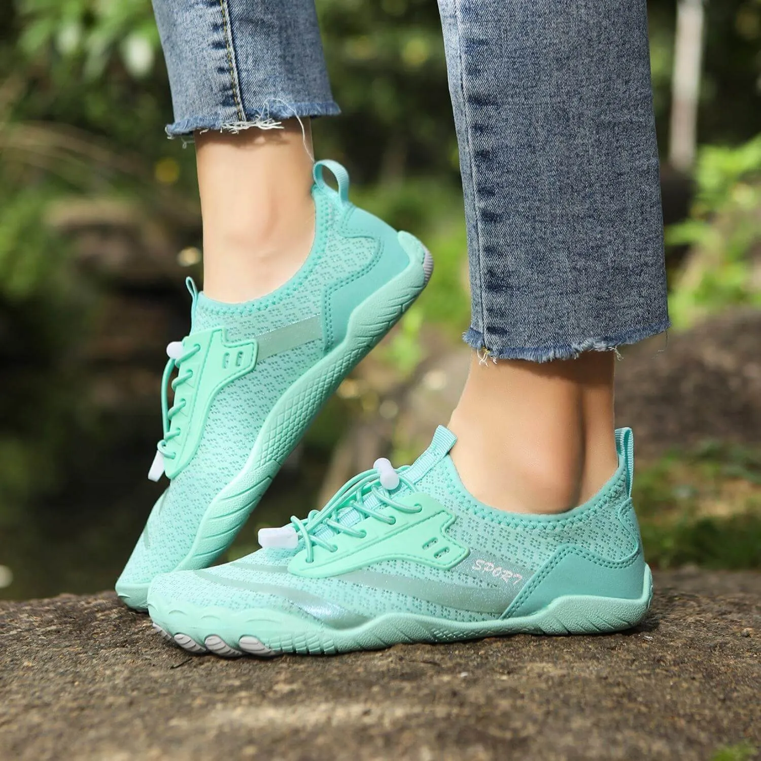 Outdoor River Tracking Shoes Non-slip Swimming Shoes Wading Hiking Water Shoes Five-finger Professional Barefoot Shoes (Unisex)