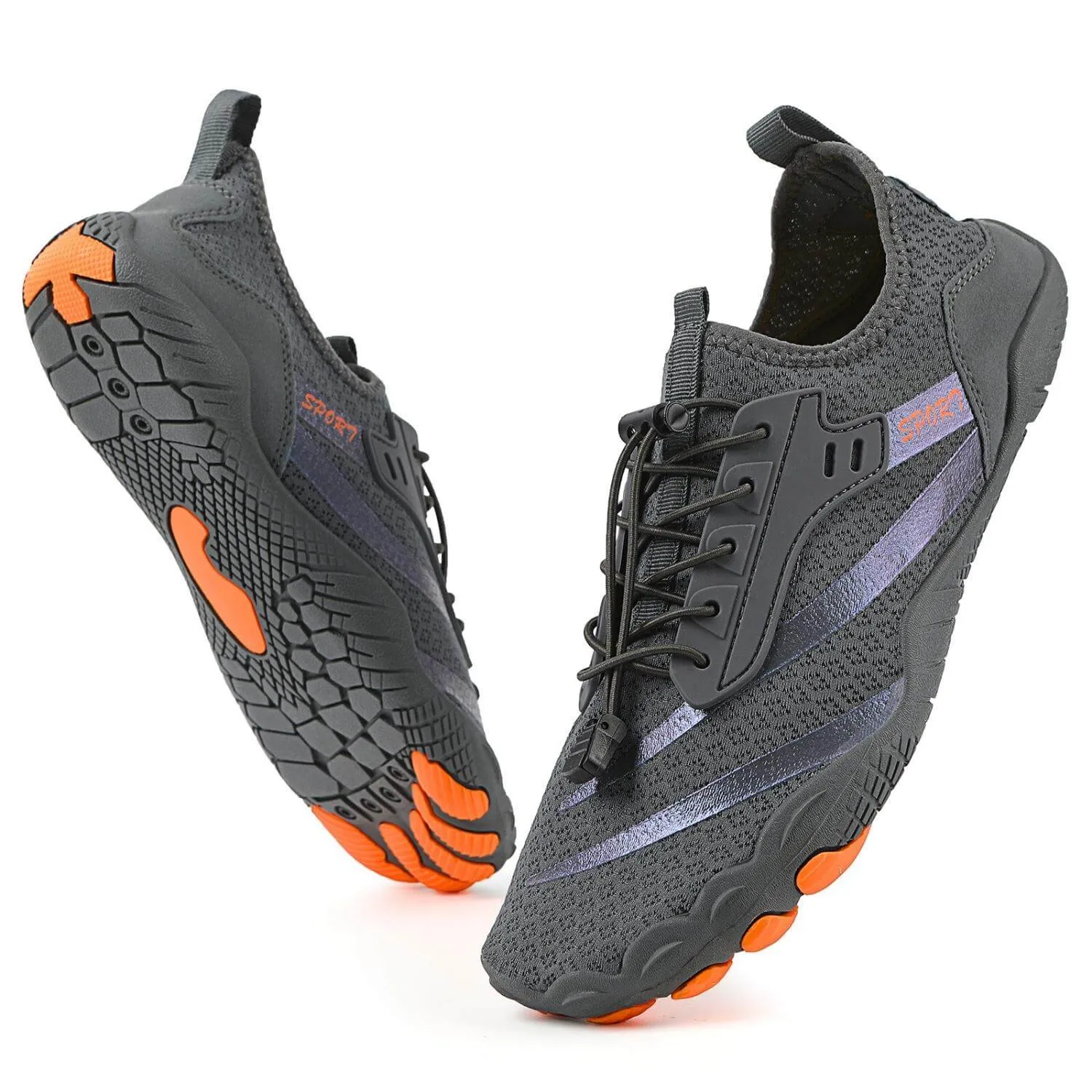 Outdoor River Tracking Shoes Non-slip Swimming Shoes Wading Hiking Water Shoes Five-finger Professional Barefoot Shoes (Unisex)