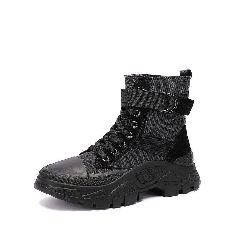 Outdoor Snow boots Non-slip Wear resistant Martin boots Men's Winter boots Large size boots