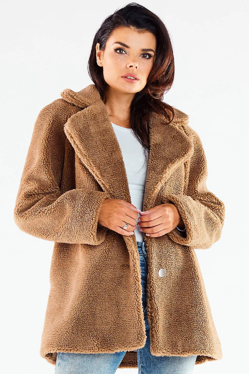 Oversized Double-Breasted Insulated Coat