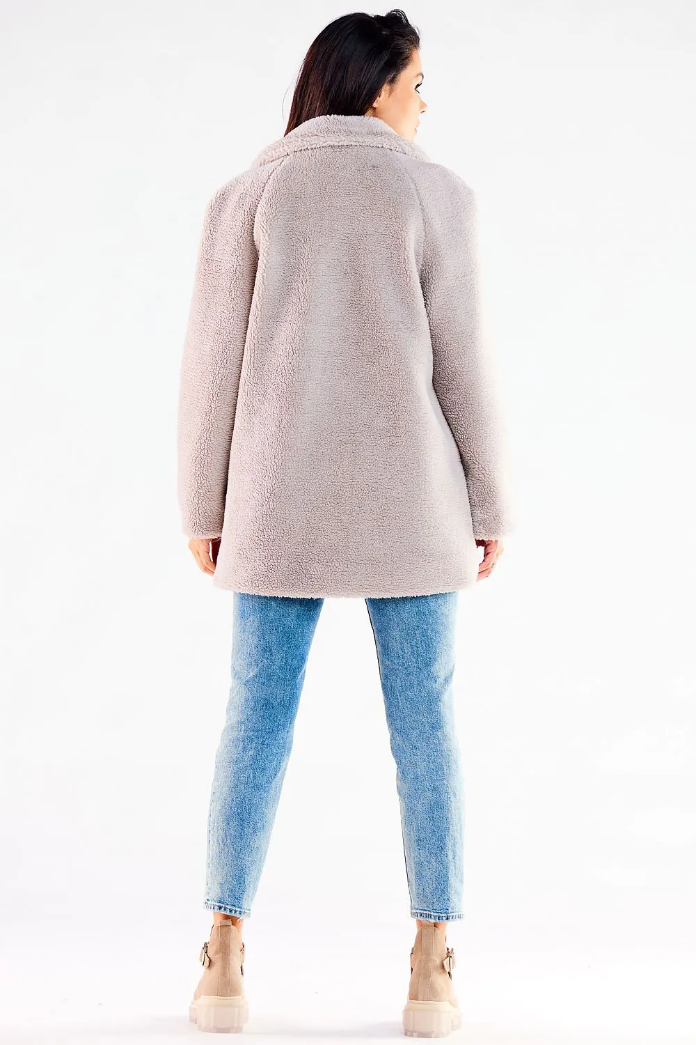 Oversized Double-Breasted Insulated Coat