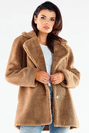 Oversized Double-Breasted Insulated Coat