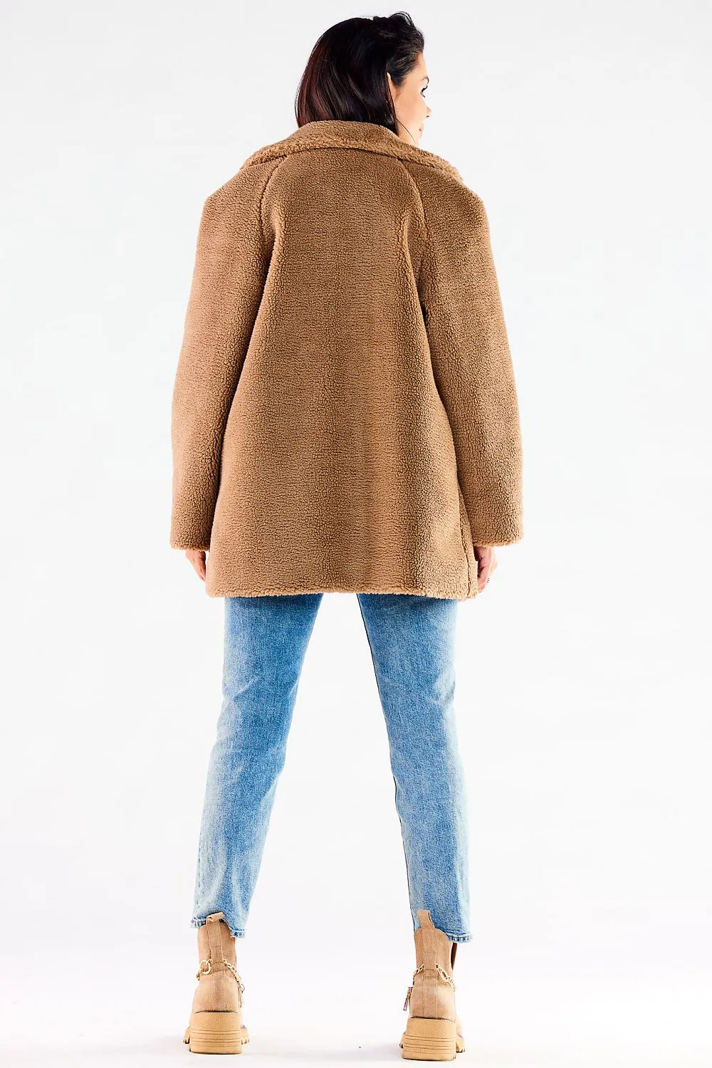 Oversized Double-Breasted Insulated Coat