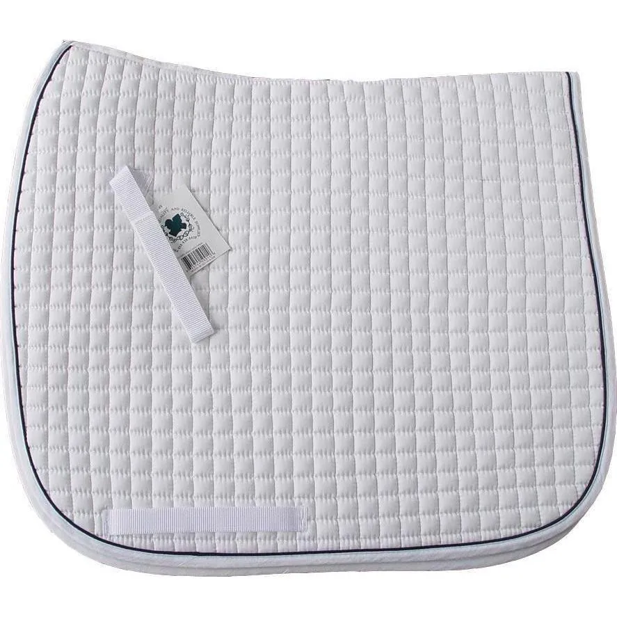 Pacific Rim International Cotton Quilted Dressage Pad