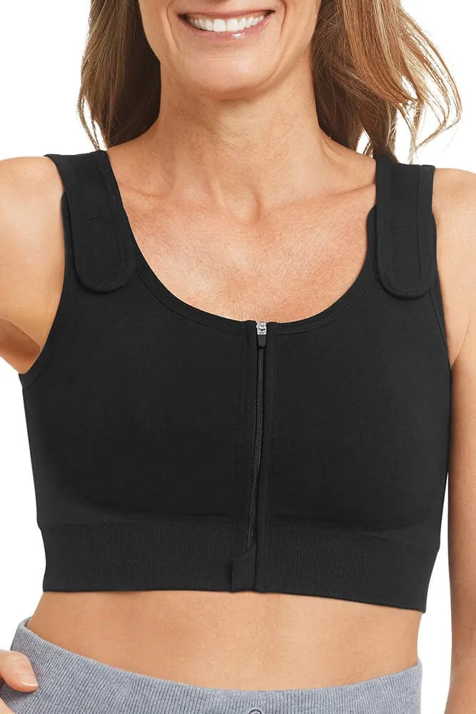 Pamela Seamless Surgical Bra  - Black