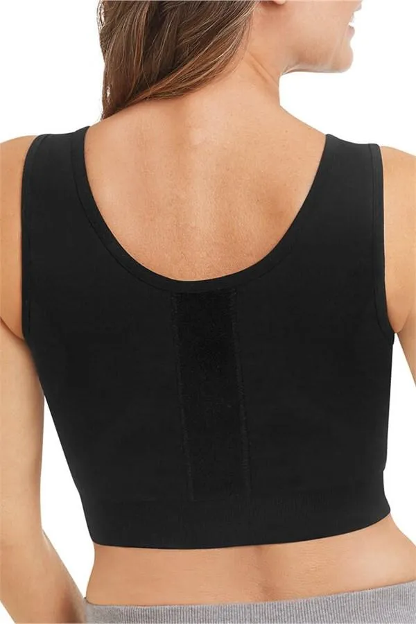Pamela Seamless Surgical Bra  - Black
