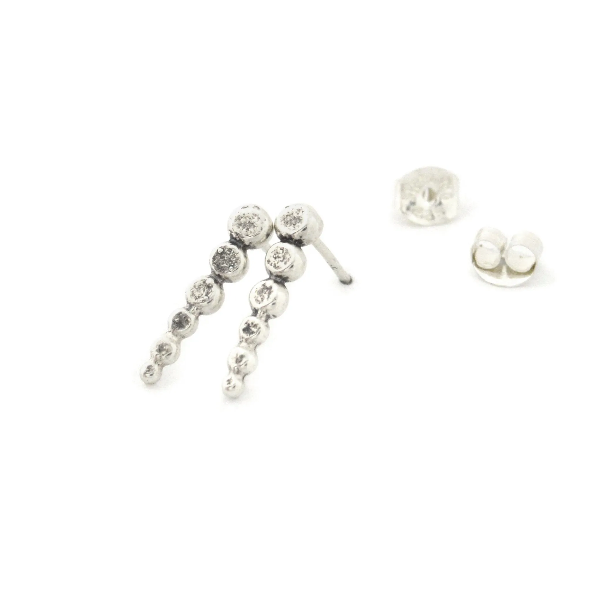 Pebble Drop Post Earrings