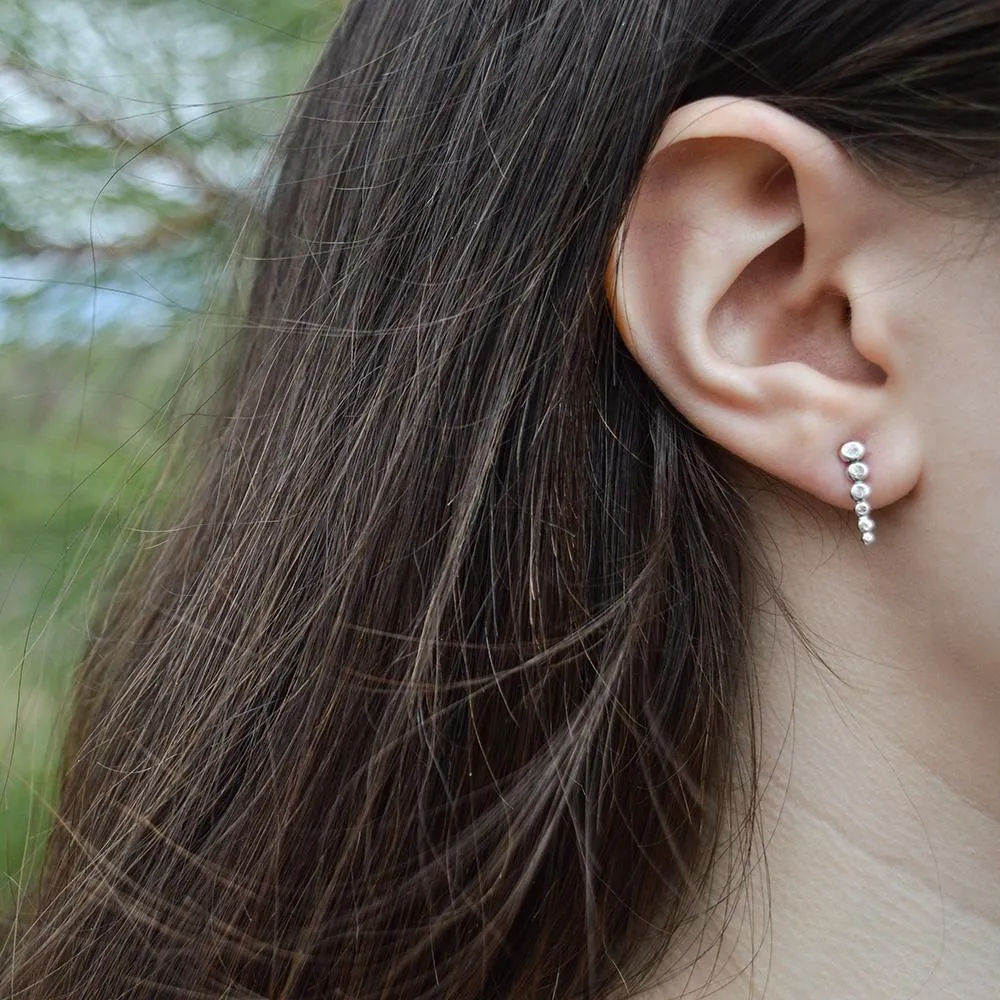 Pebble Drop Post Earrings