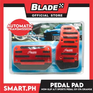 Pedal Pad Non-Slip Pedal Automatic Transmission Sports Pedal CS/GY-374 (Orange)