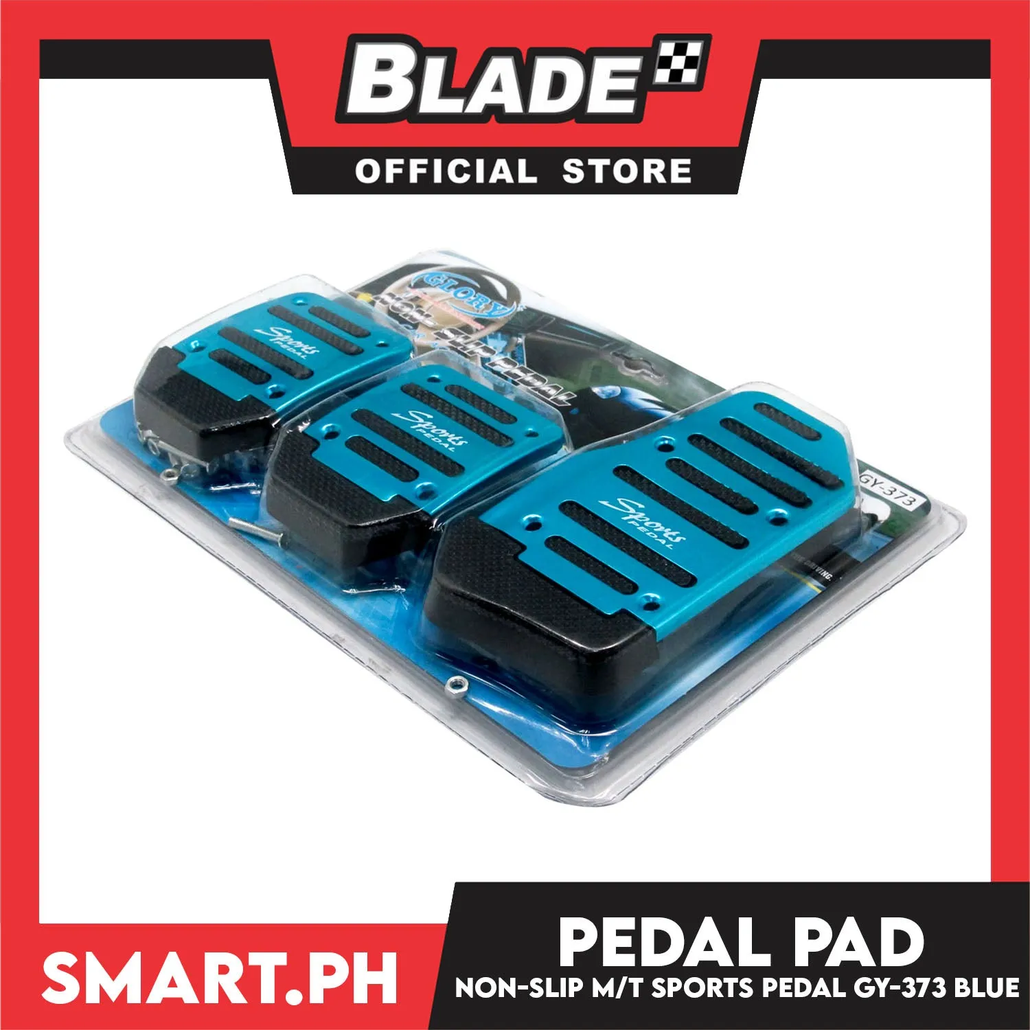 Pedal Pad Non-Slip Pedal Manual Transmission  Sports Pedal GY/CS-373 (Blue)
