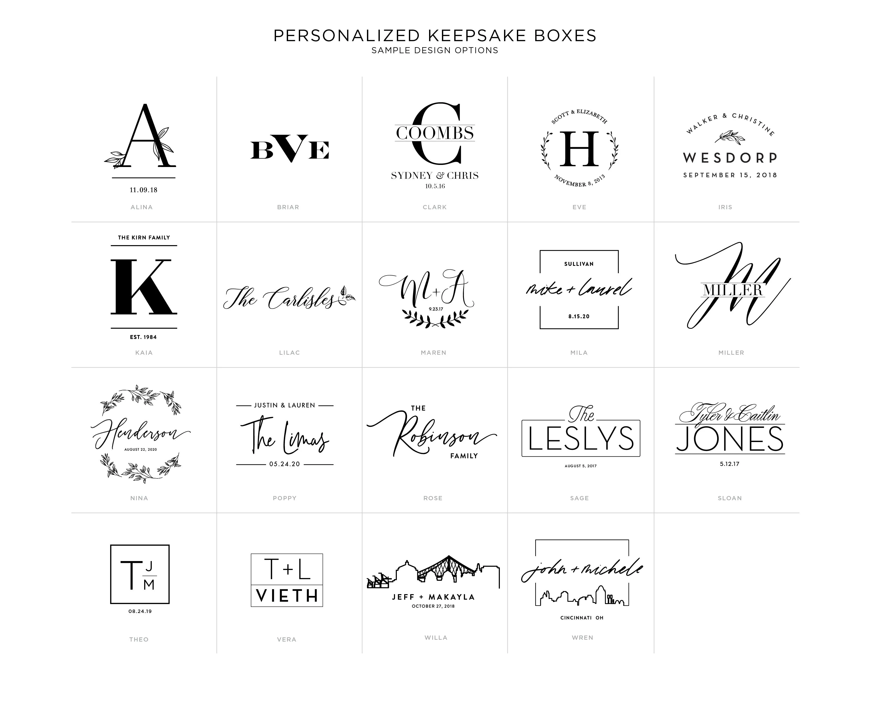 Personalized Keepsake Box
