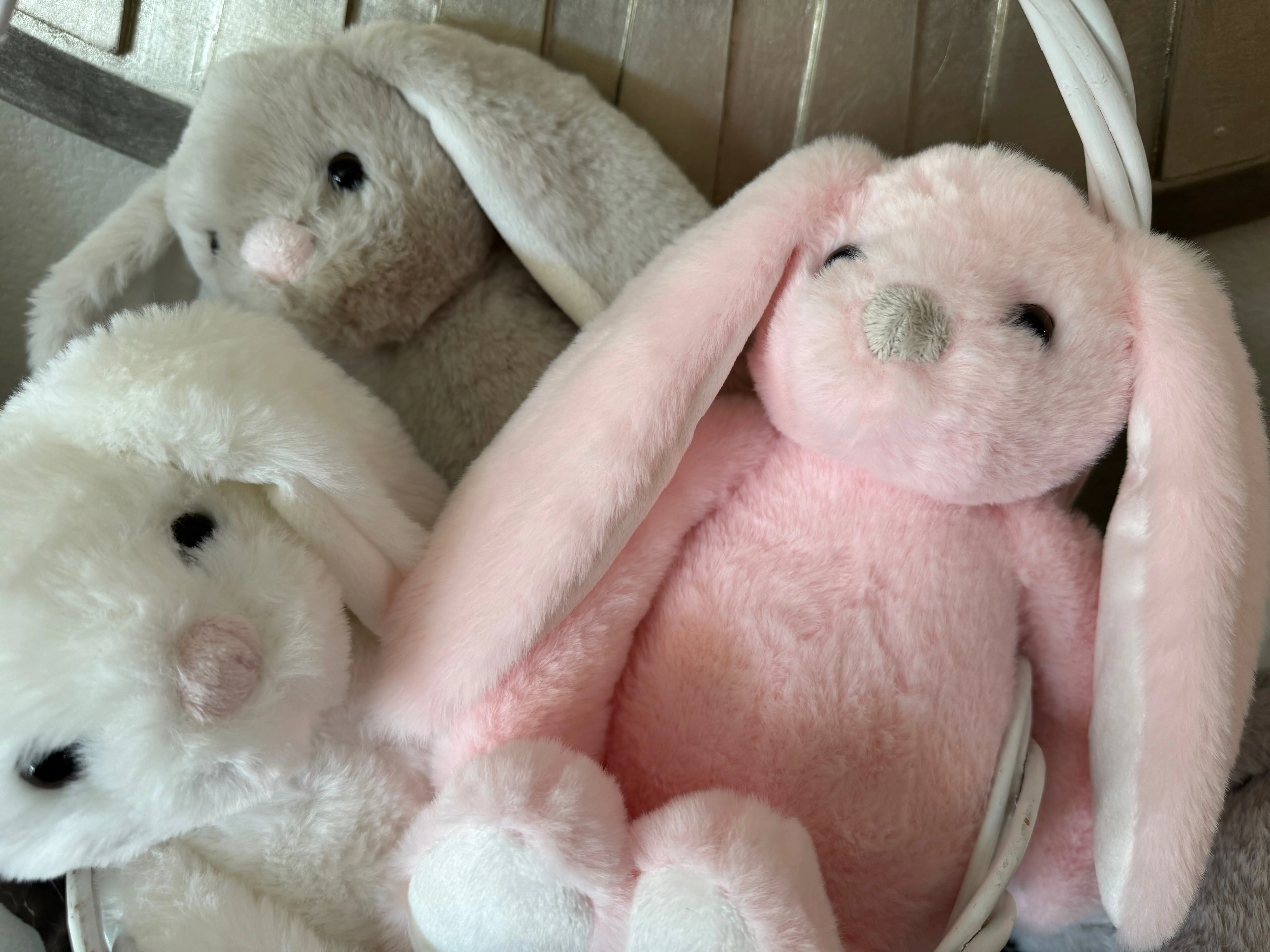 Personalized Plush Easter Bunny - Five Colors - Gift for Kids