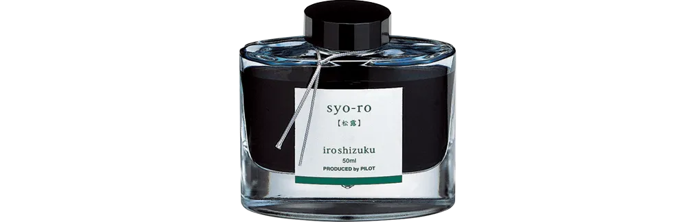 Pilot Iroshizuku Syo-Ro (Dew on Pine Tree) 50ml Bottle