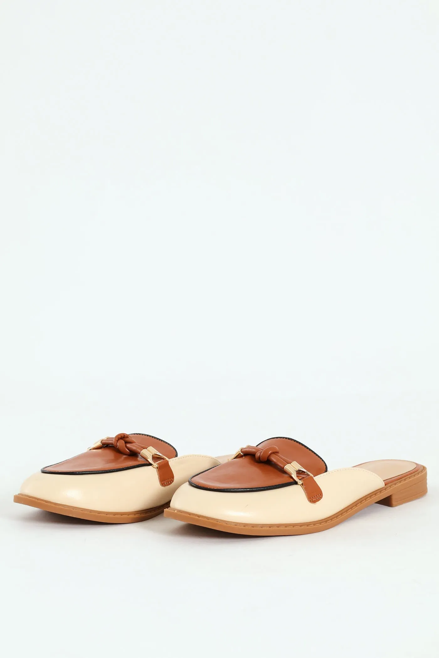 Piped Push In Loafer Rope Trim - Beige