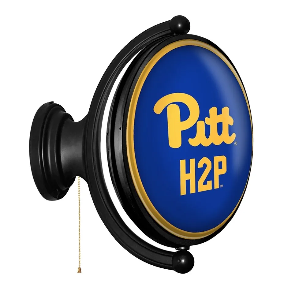 Pitt Panthers: Original Oval Rotating Lighted Wall Sign