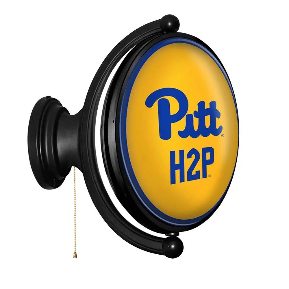Pitt Panthers: Original Oval Rotating Lighted Wall Sign