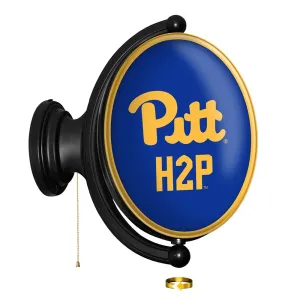 Pitt Panthers: Original Oval Rotating Lighted Wall Sign