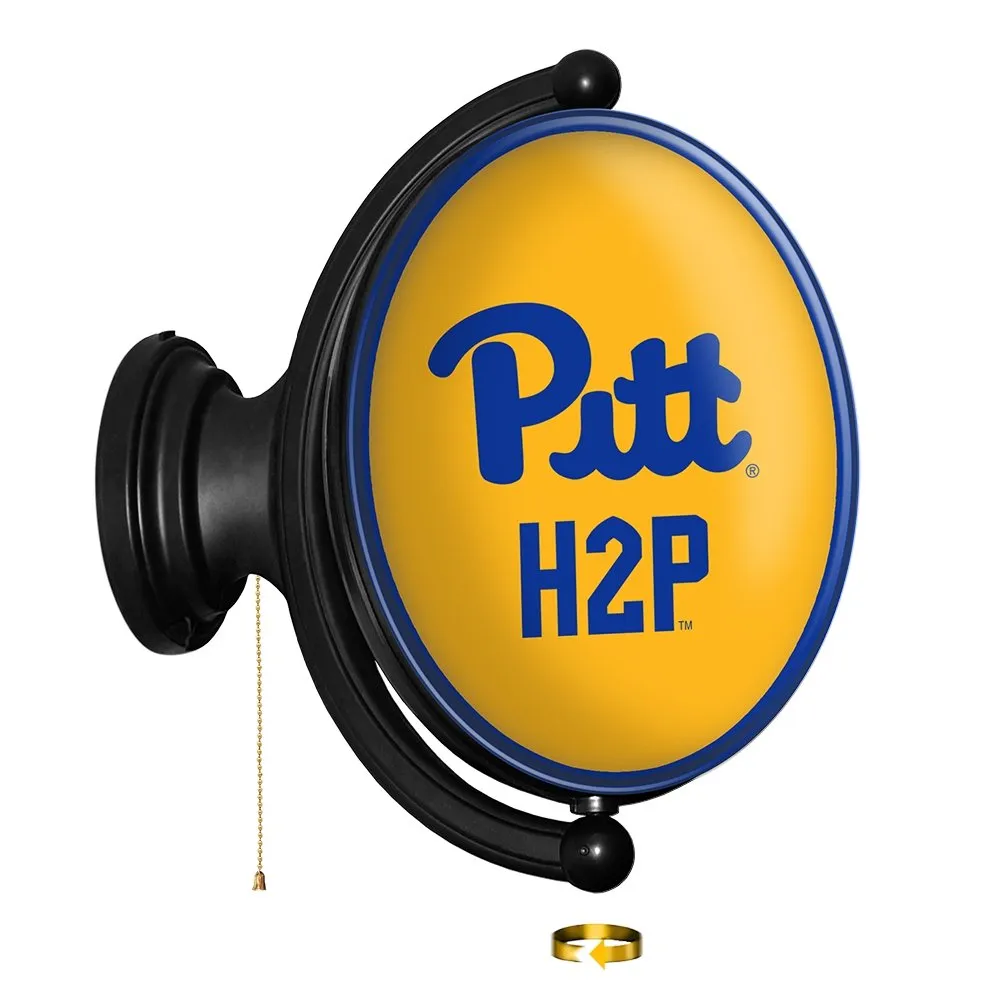 Pitt Panthers: Original Oval Rotating Lighted Wall Sign
