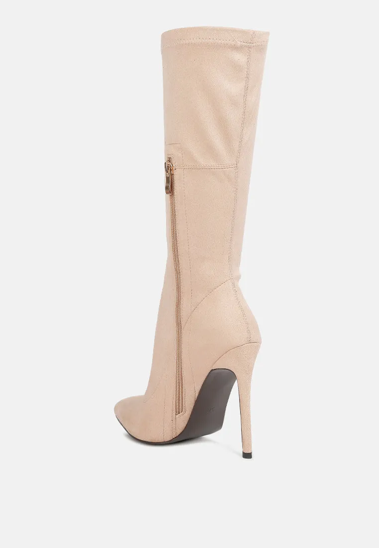 Playdate High Heeled Calf Boots By Ruw