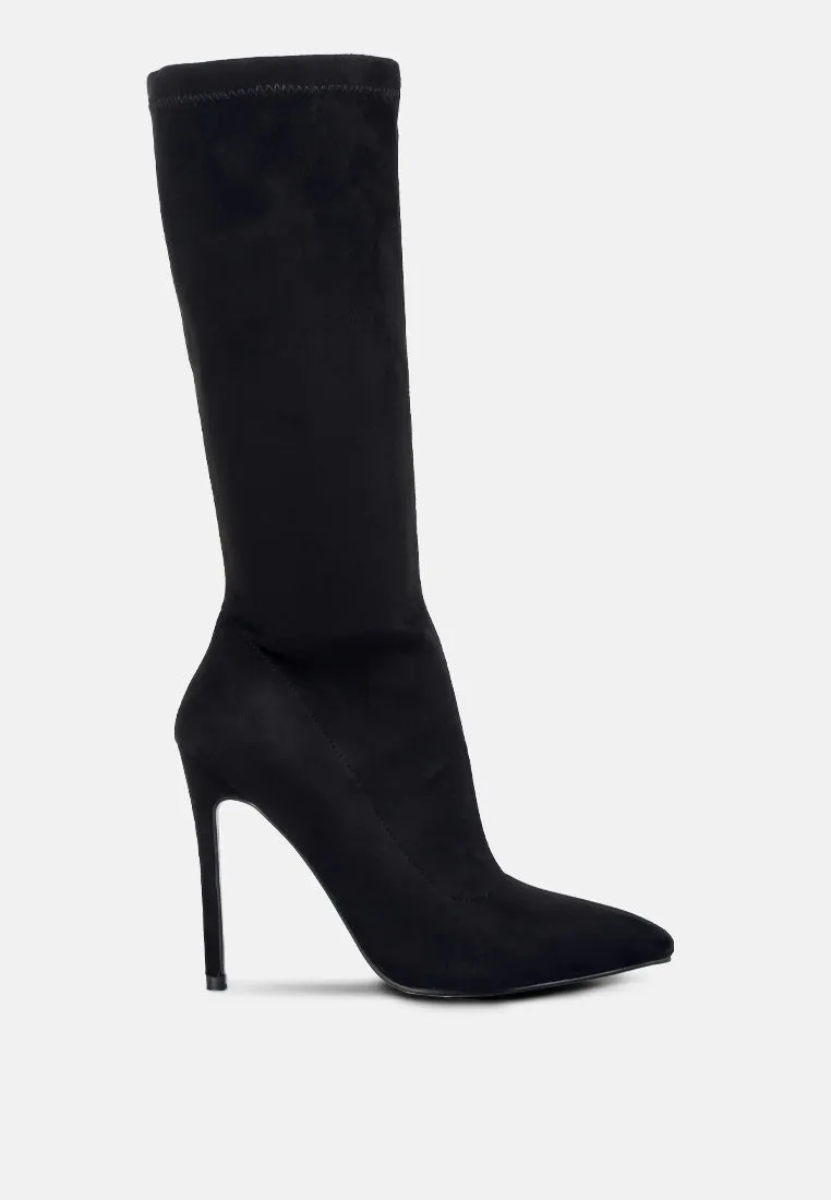 Playdate High Heeled Calf Boots By Ruw